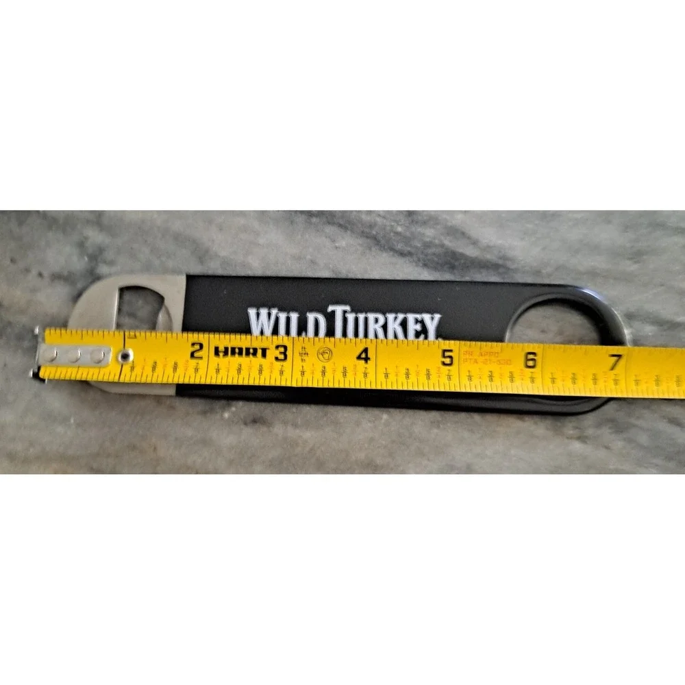 Wild Turkey Bottle Opener 7 Inch Jimmy Russell Quote On Other Side